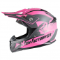 Preview: Kinder Crosshelm XTRM 81 rosa